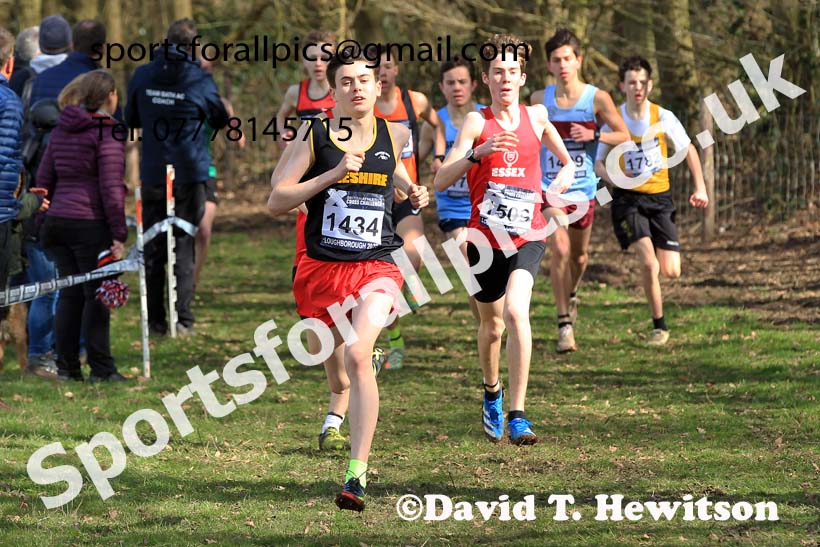 Boys Under-15s 2022 CAU Inter Counties Cross Country, Prestwold Hall, Loughborough.  Photo: David T. Hewitson/Sports for All Pics